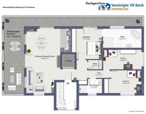 Grundriss Penthouse A7