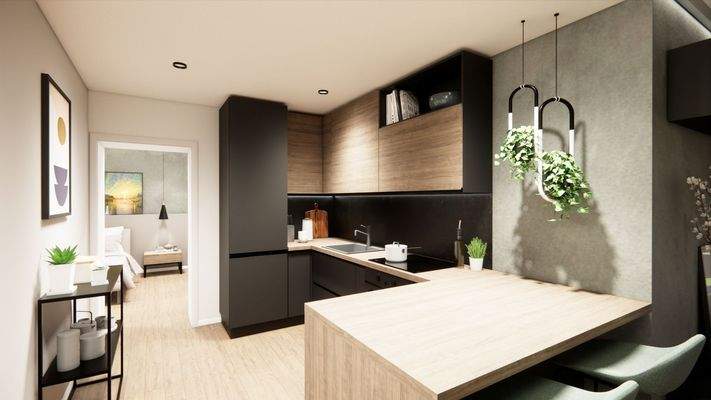 Küche - Visualisierung, Abweichungen möglich!