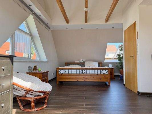 Schlafzimmer im Dachgeschoss