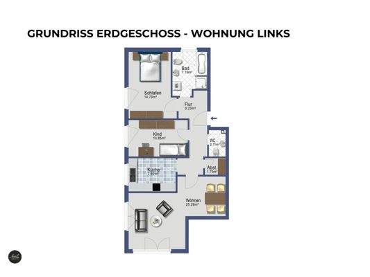 Grundriss EG links