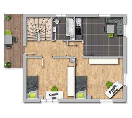 Grundriss Obergeschoss