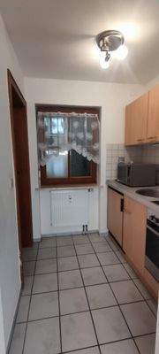 Küche mit Fenster  - Souterrain 