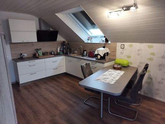 Einbauküche im Obergeschoss