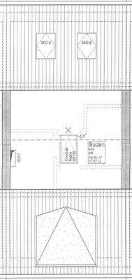 Grundriss Spitzboden