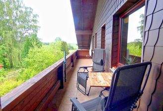 Balkon in Südausrichtung
