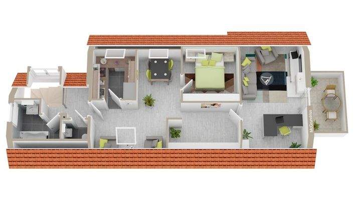Grundriss - DG-3D