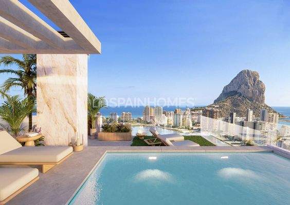 Stunning Sea View Flats with Pool in Calpe Alicante