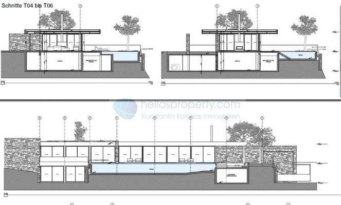 Schnitte T04 bis T06