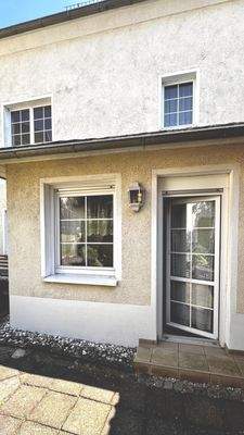 Zugang zur Küche Wohnung 2 vom Garten