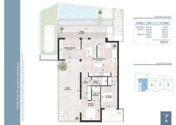 Flats with Private Pools near the Beach in San Pedro Murcia