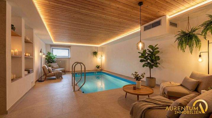 Innenpool, Einrichtungsbeispiel