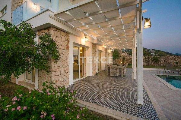 Luxury Seafront Villa with Private Pier in Kaş Kalkan