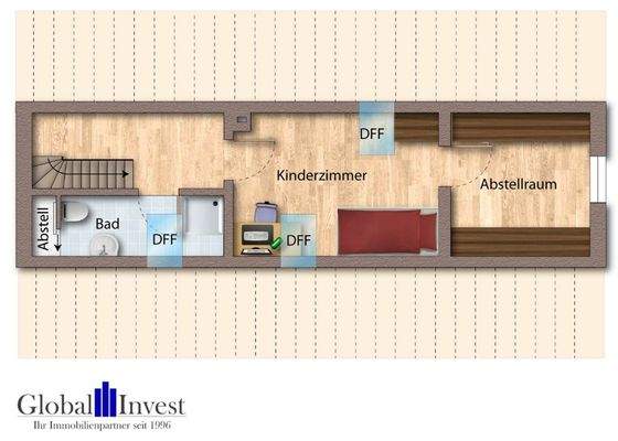 Grundriss Spitzboden