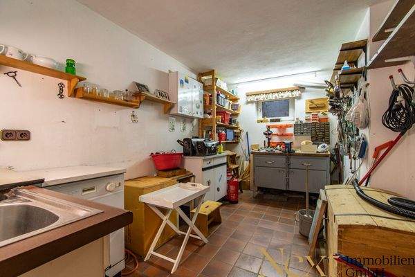 Werkstatt mit Wasseranschluss