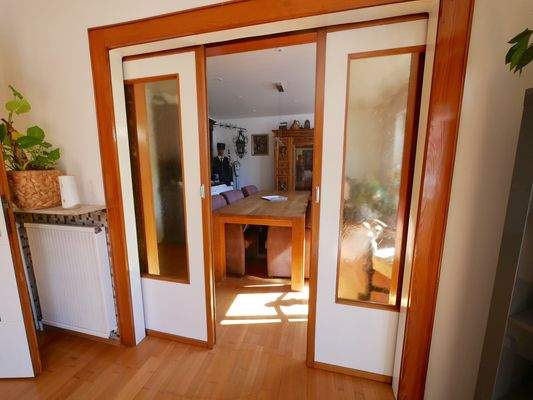 Schiebetüren Esszimmer EG