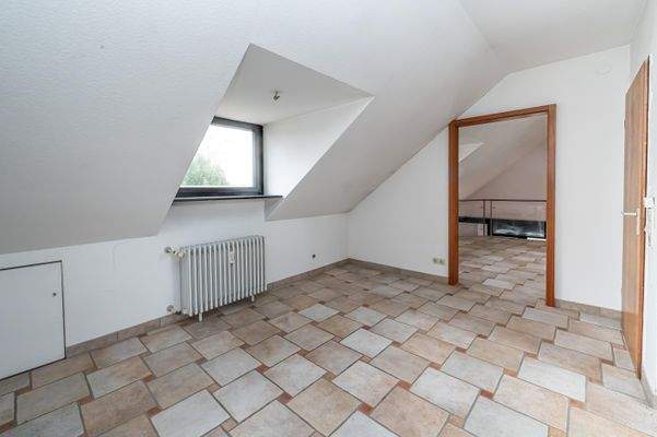 Schlafzimmer in der Galerie