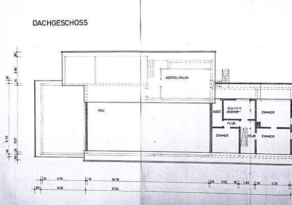 DG Grundriss vom Wohnhaus
