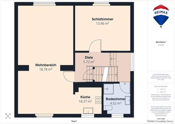 Grundriss Obergeschoss