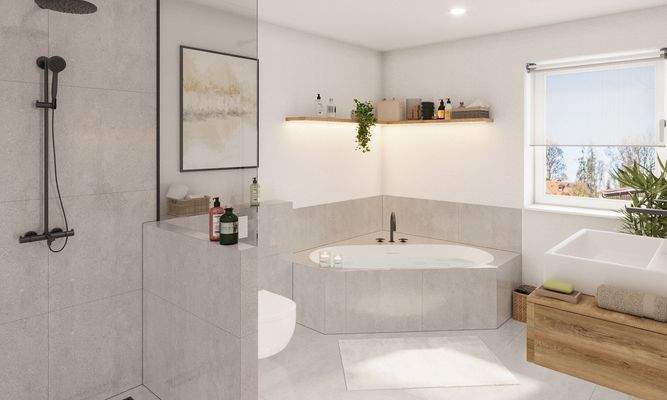 Visualisierung Masterbad (OG)