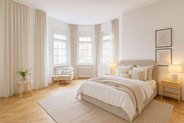 Visualisierung Eckschlafzimmer