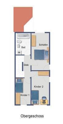 Grundriss Obergeschoss