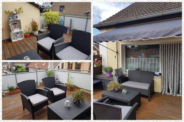 phänomenalen Dachterrasse