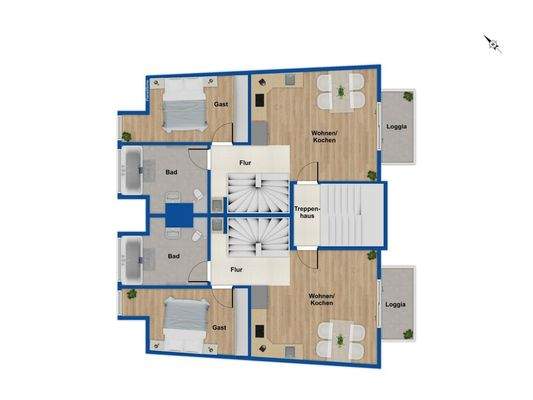 Grundriss Dachgeschoss