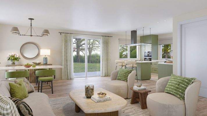 Wohnzimmer - Visualisierung