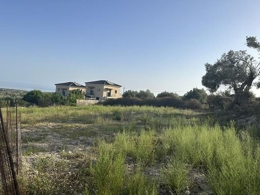 Kreta, Ag. Paraskevi: Grundstück mit wunderschönem