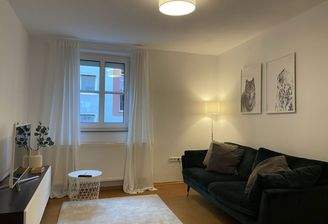 Blick ins Wohnzimmer