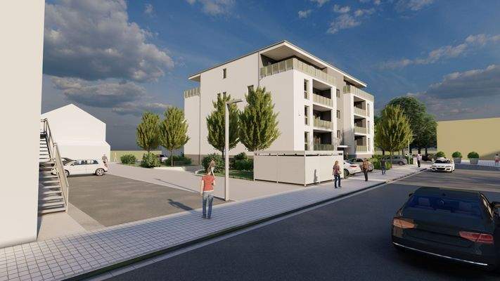 Straßenansicht Eingansbereich