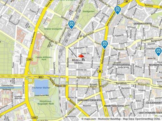 Geolyzer Kartenausschnitt