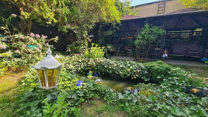 Garten_Teich mit Pavillon