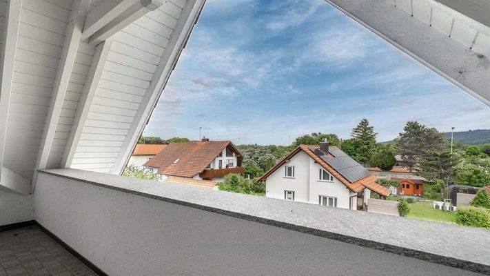 Balkonblick Südbalkon