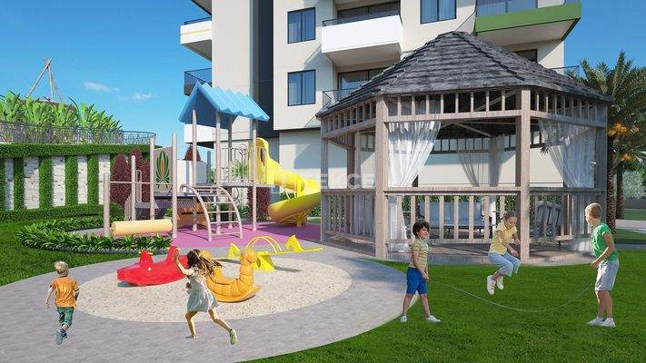 Sea View Apartments within a Complex in Alanya Turkey