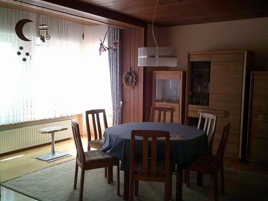 Esszimmer mit Erker