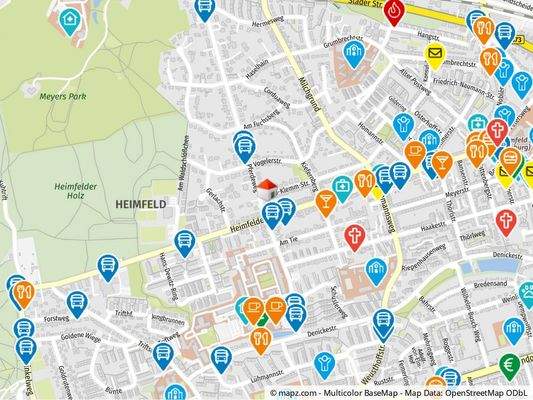 Geolyzer Kartenausschnitt
