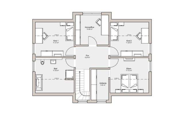 Grundriss Dachgeschoss
