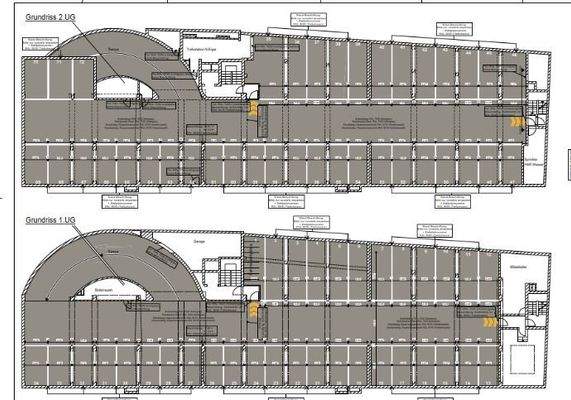 Grundriss 1.UG und 2.UG