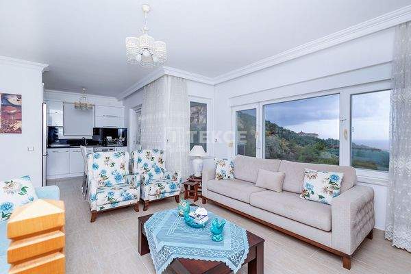 Furnished Sea View Duplex Apartment Alanya