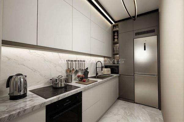 Duplex Flats in a Complex with Pool and Gym in Alanya Center