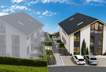 Projektvisualisierung _ Westansicht _ Lage Haus 1