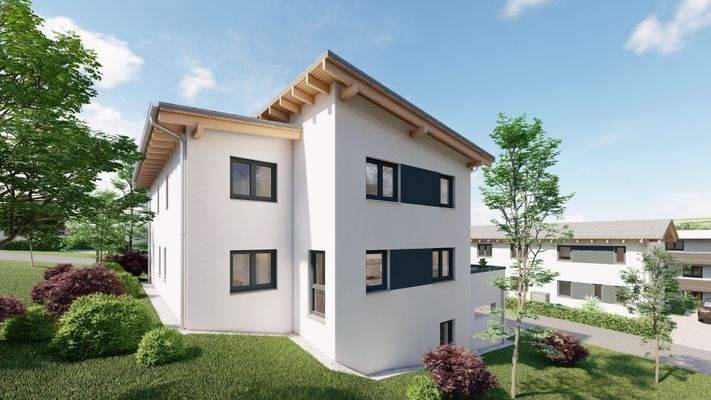 Doppelhaus 3-8 Regen_Ansicht 6