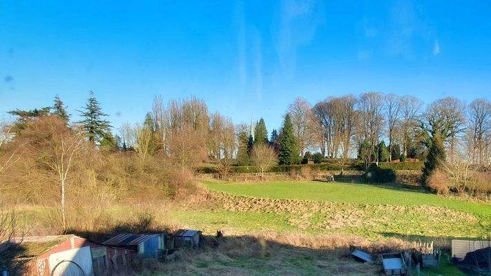 Blick aus dem Wohnzimmer