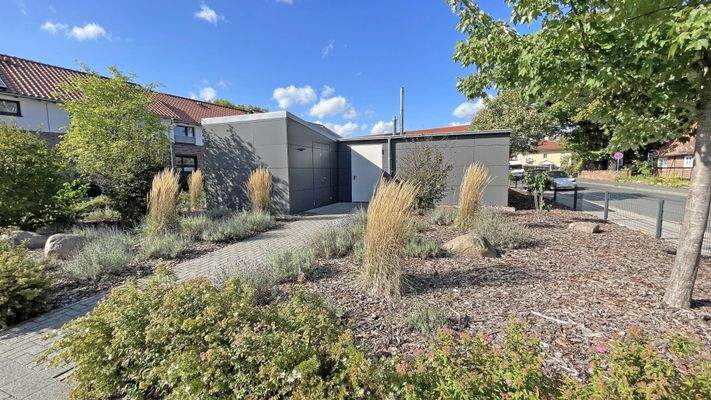 Müllstation & gem. Holzpellet-Heizung