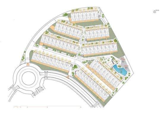Sea View Townhouses Featuring Private Gardens in Mijas