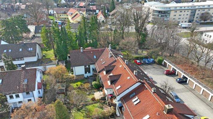 Drohnenansicht Wohnanlage