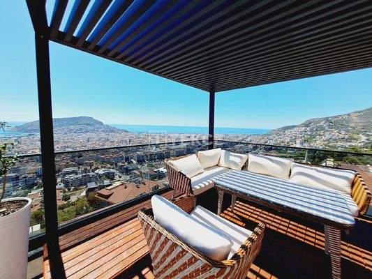 Key-Ready Apartments with Panoramic Sea View in Alanya