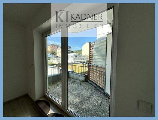 Blick auf den Balkon