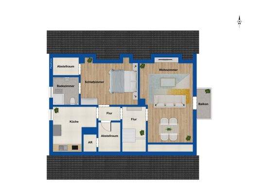 Grundriss Dachgeschoss